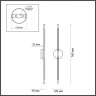 Настенный светильник ODEON LIGHT HIGHTECH FUERTE 4323/12WL