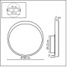 Настенный светильник ODEON LIGHT HIGHTECH GALAXY 7072/12WL