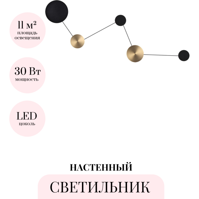 Настенный светильник ODEON LIGHT HIGHTECH GALAXY 7115/30WL