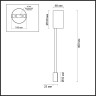 Настенный светильник ODEON LIGHT HIGHTECH SATELLITE 3900/5WG