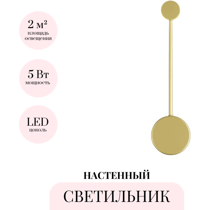 Настенный светильник ODEON LIGHT HIGHTECH SATELLITE 3900/5WG