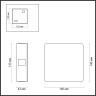 Настенный светильник ODEON LIGHT HIGHTECH VISTA 4258/8WL