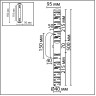 Настенный светильник ODEON LIGHT PILAR 7145/10WL