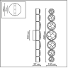 Настенный светильник ODEON LIGHT SPILLA 7174/15WL