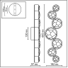 Настенный светильник ODEON LIGHT SPILLA 7174/15WLA