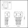 Настенный светильник ODEON LIGHT STALA 4811/1W