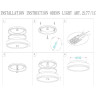 Настенный светильник ODEON LIGHT YUN 2177/1C