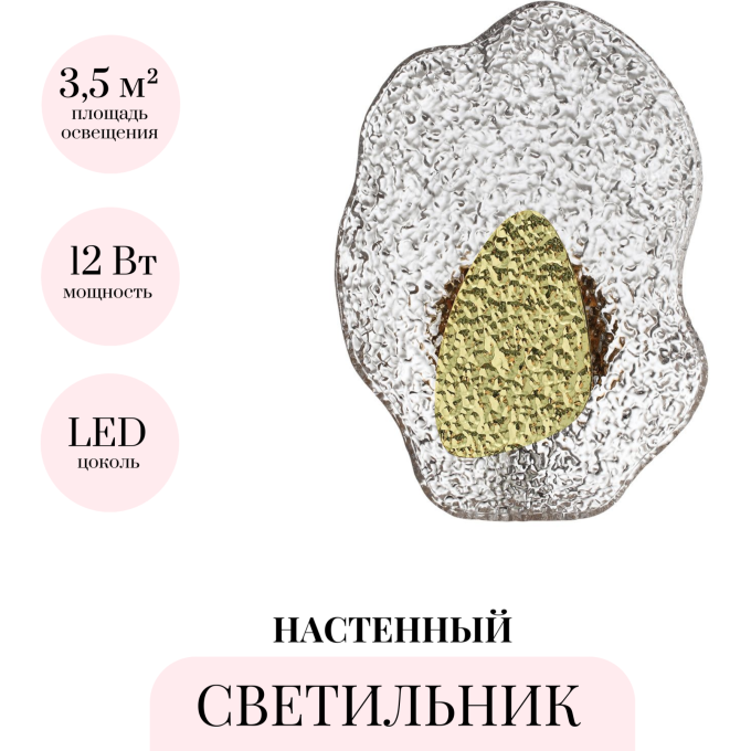 Настенный светодиодный светильник ODEON LIGHT CORALLA 5460/12WLA