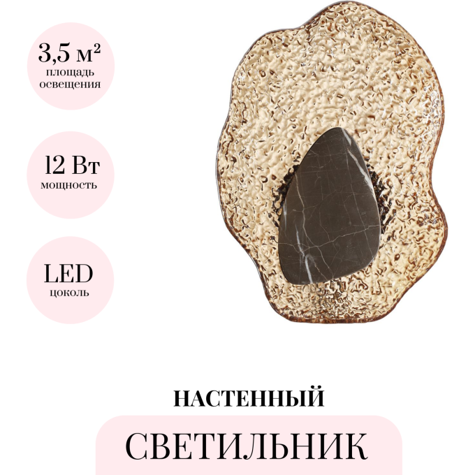 Настенный светодиодный светильник ODEON LIGHT CORALLA 5461/12WLA
