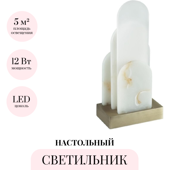 Настольная лампа ODEON LIGHT FOROS HIGHTECH 5437/12TL
