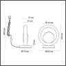 Настольная лампа ODEON LIGHT HIGHTECH SATURN 5443/1T
