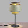 Настольная лампа ODEON LIGHT KRESSA PENDANT ODL24 401 E27 1*60W черный зеленый золотой, металл экокожа