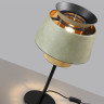 Настольная лампа ODEON LIGHT KRESSA PENDANT ODL24 401 E27 1*60W черный зеленый золотой, металл экокожа