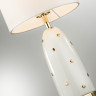 Настольная лампа ODEON LIGHT MODERN POLLEN ODL_EX24 42 E27 1*60W золотой/молочный/белый/металл/керамика/ткань