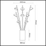 Настольная лампа ODEON LIGHT VERICA 4156/24TL