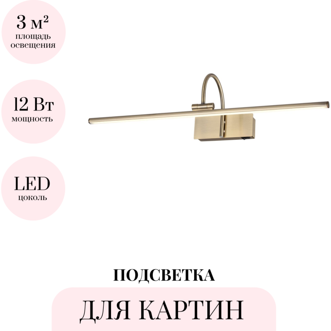 Подсветка для картин Odeon Light Geba 4911/12WL
