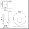 Подсветка для лестниц и ступеней ODEON LIGHT ESCALA 7167/3WL