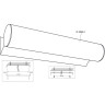 Подсветка для зеркал ODEON LIGHT TUBE 2028/1W