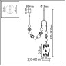 Подвес ODEON LIGHT KARELIA 5444/1B