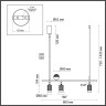 Подвесная люстра ODEON LIGHT AD ASTRUM 4353/36L