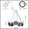 Подвесная люстра ODEON LIGHT CARAMELLA 5412/95L