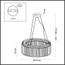 Подвесная люстра ODEON LIGHT CLASSIC VASSA 4987/6