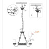 Подвесная люстра ODEON LIGHT MELA 2690/3