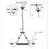 Подвесная люстра ODEON LIGHT MELA 2690/6