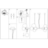 Подвесная люстра ODEON LIGHT MODERN TOVI 4818/11