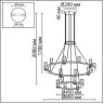 Подвесной светильник ODEON LIGHT DEFANCE 7144/110L