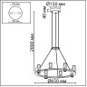 Подвесной светильник ODEON LIGHT DEFANCE 7144/55L