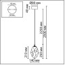 Подвесной светильник ODEON LIGHT GEMME 7112/4LA