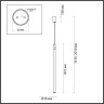 Подвесной светильник ODEON LIGHT HIGHTECH FILLINI 4335/9LA