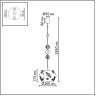 Подвесной светильник ODEON LIGHT KARELIA 5444/1A