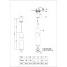 Подвесной светильник ODEON LIGHT L-VISION SAKRA 4075/5L
