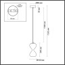 Подвесной светильник ODEON LIGHT PENDANT GLESSI 5094/4LA