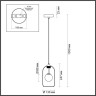 Подвесной светильник ODEON LIGHT PENDANT LOSTAR 4953/1
