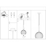 Подвесной светильник ODEON LIGHT PENDANT RUNGA 4766/1