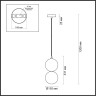 Подвесной светильник ODEON LIGHT PENDANT TWIXY 4980/1B