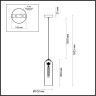 Подвесной светильник ODEON LIGHT PENDANT VOSTI 4805/1