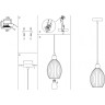 Подвесной светильник ODEON LIGHT STORZO 4775/1