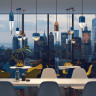 Подвесной светодиодный светильник ODEON LIGHT PAMFA 4621/12L