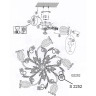 Потолочная люстра ODEON LIGHT AMELI 2252/5C