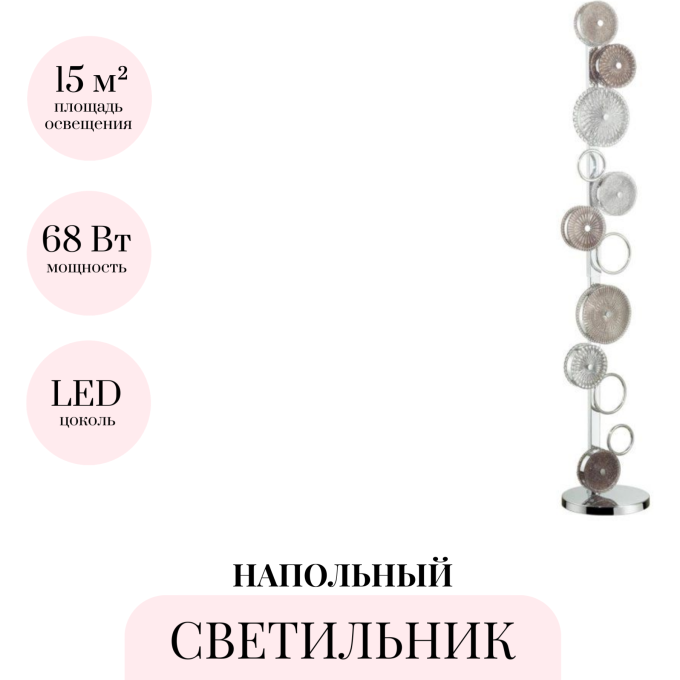 Торшер ODEON LIGHT CARAMELLA 5416/68FL