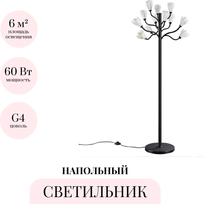 Торшер ODEON LIGHT GARDI MODERN 5090/12F