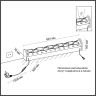 Торшер ODEON LIGHT WATER FALL 7027/16FL