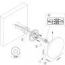 Уличный настенный светильник ODEON LIGHT HIGHTECH ECLISSI 3634/6WL