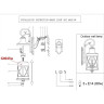 Уличный настенный светильник ODEON LIGHT NATURE SATION 4045/3W