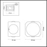 Уличный настенный светодиодный светильник ODEON LIGHT MIKO 4221/4WL