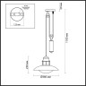 Уличный подвесной светильник ODEON LIGHT NATURE DANTE 4164/1A